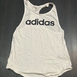 Adidas Women's White Racerback Tank Top